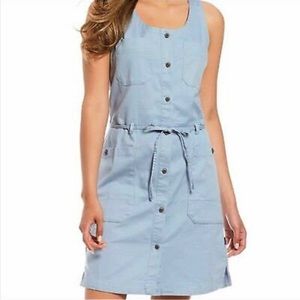 The North Face Denim Button up dress size M